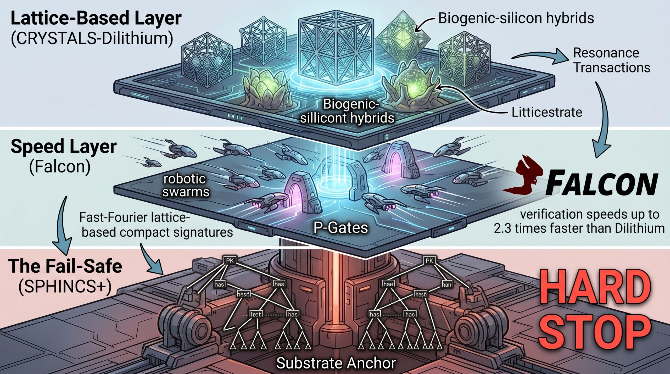 Quantum-Resistant Distributed Ledger