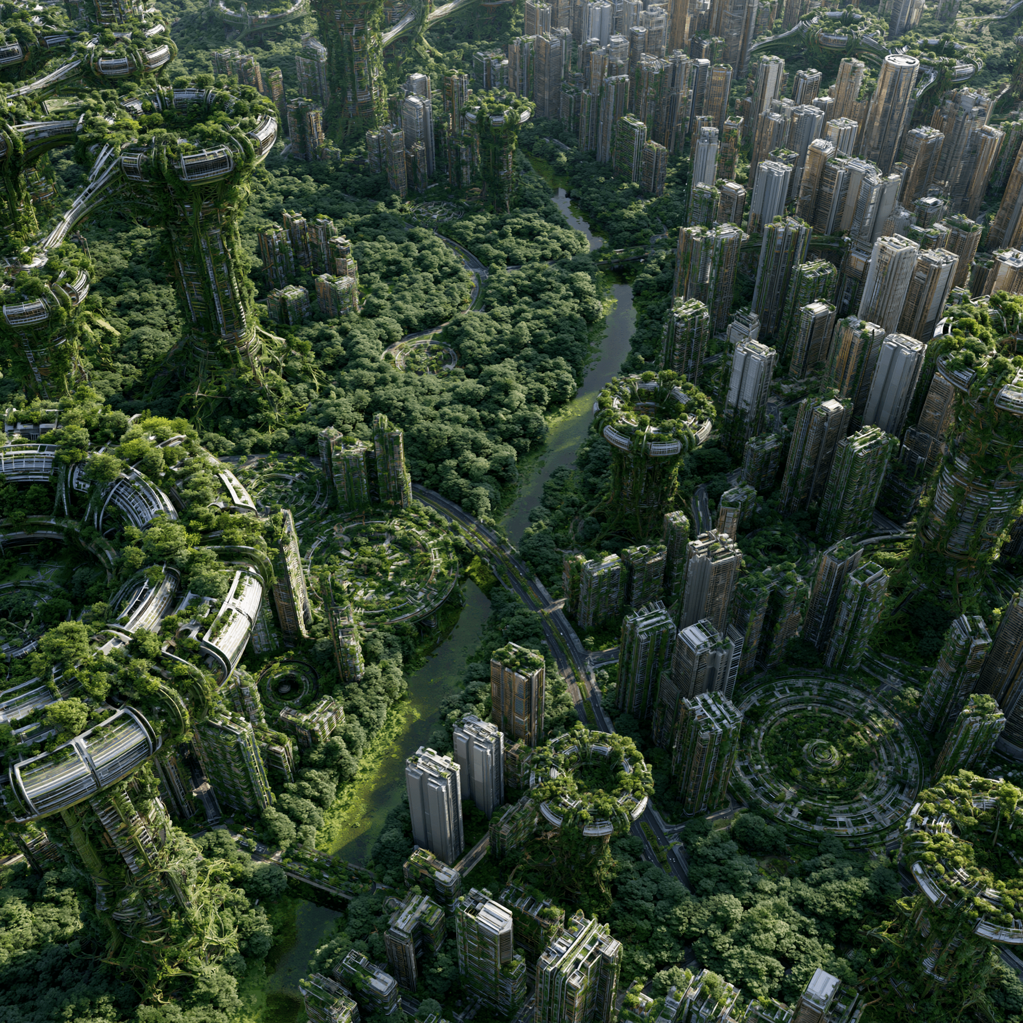 Biotic Architecture 7 Living City Green Megatropolis