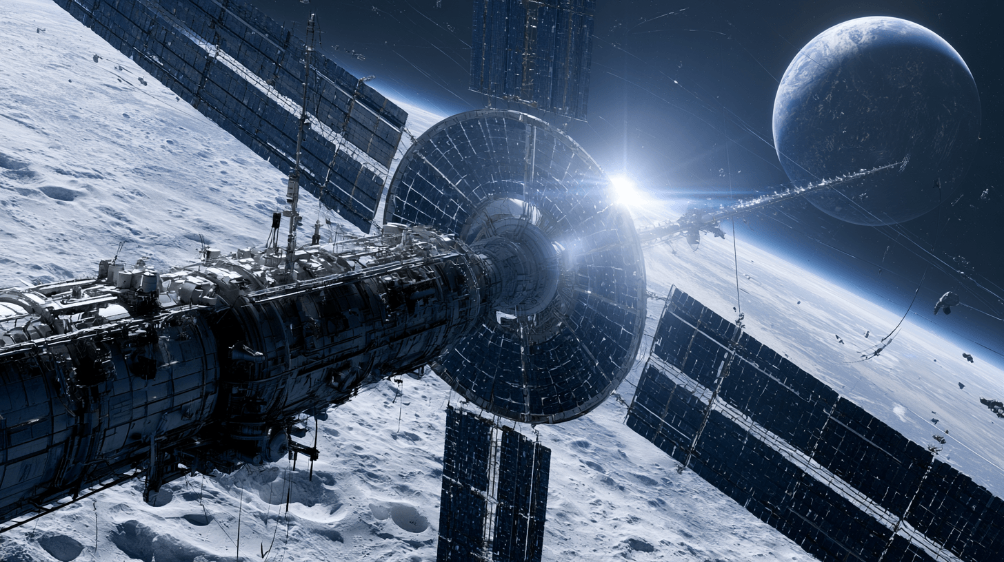 space based solar - orbital rig