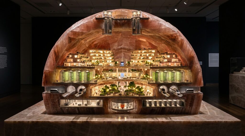 Salt City Cross Section Salt Dome